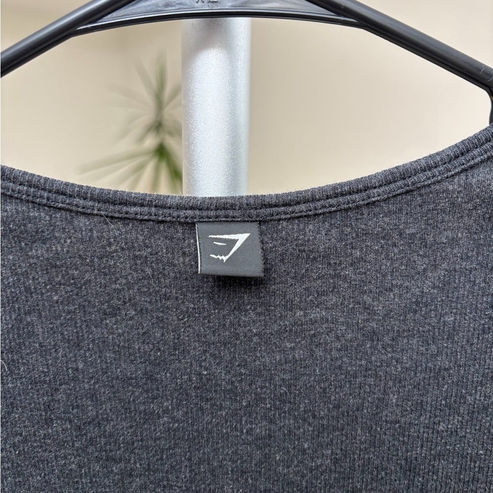 Women’s | Gymshark Rib T-Shirt | Midnight Black Marl | Medium - Picture 5 of 5